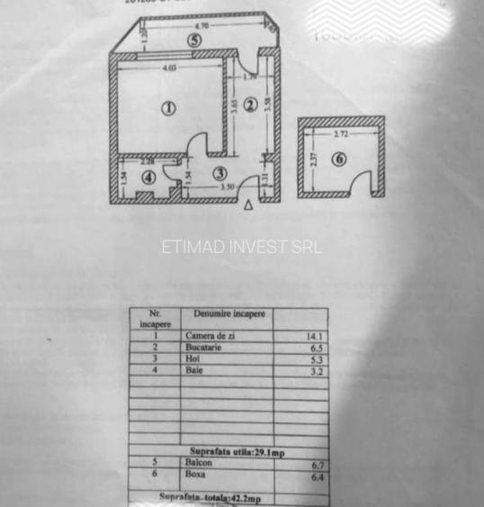 DACIA -BD.TOMIS - GARSONIERA DECOMANDATA CU BALCON + BOXA -- 79000 E - 21