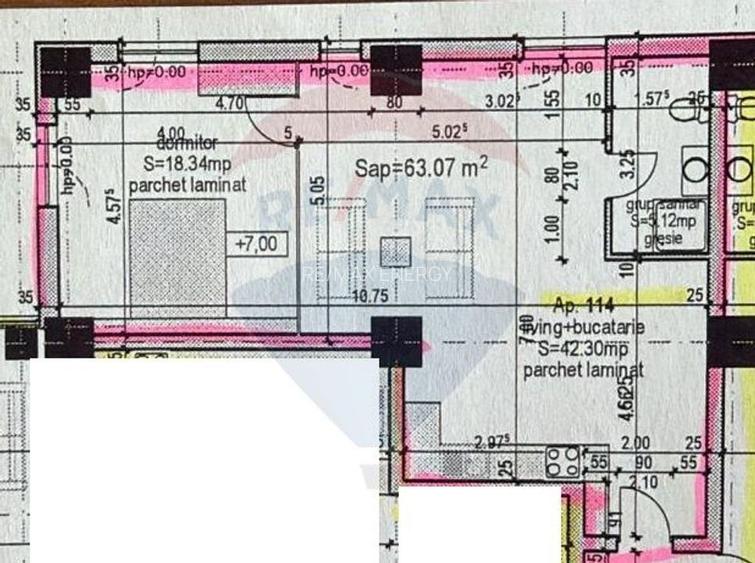 2 cam, 60mp, zona Rivus, bloc nou, et 1, comision 0 - 9