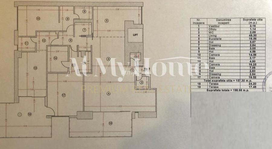 Superb apartament cu 4 camere, finisaje Lux, 2 terase, parcare, paza - 1