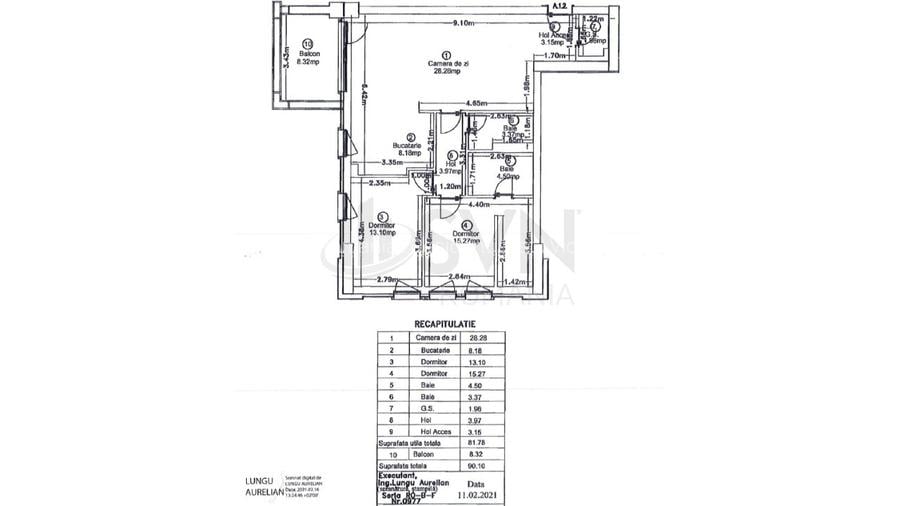 REA1028984 Apartament premium 3 camere I Complex Triana Pipera I Parcare Subtera - 15