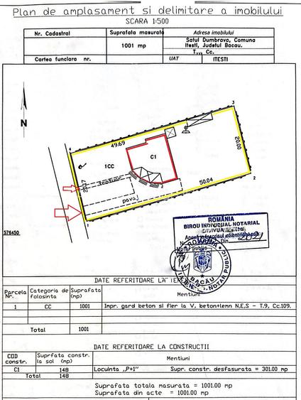 Vila P+2 de vanzare, loc. Dumbrava, com. Itesti, Jud. Bacau - 5