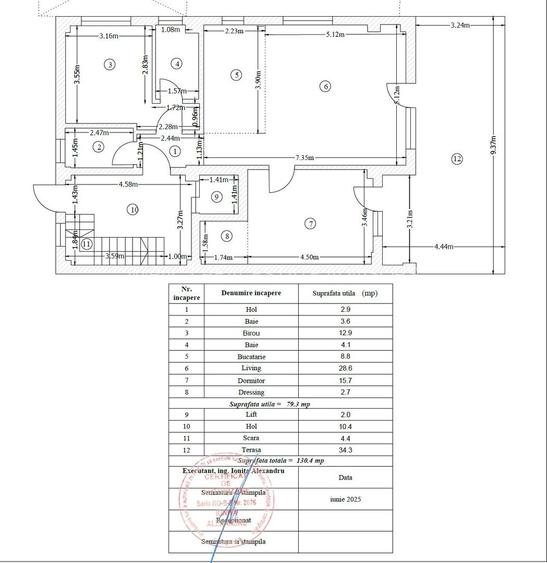 3 camere | curte proprie | bloc nou - 1