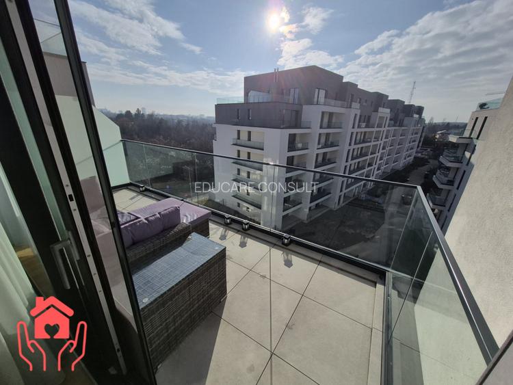 (Baneasa Shopping City-THE IVY)-3 camere mobilier ROVERE, 2 locuri parcare! - 2