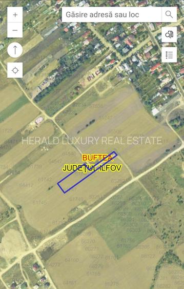 Vand teren Buftea 3.190 mp, toate utilitatile - 2
