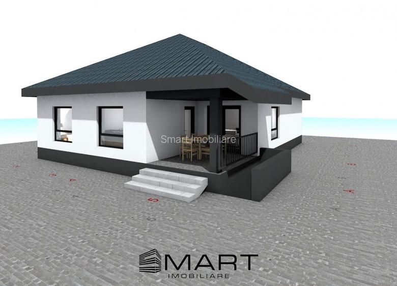 Casa individuala 1 nivel, 120mp cu teren 500mp  in Cristian - 2