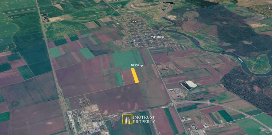 Teren agricol de vanzare Vladimirescu, Arad