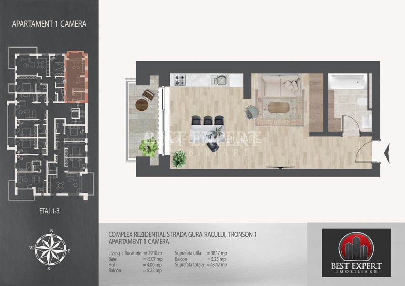 Garsoniera Ideal Investitie -7 minute metrou N.Teclu - 2