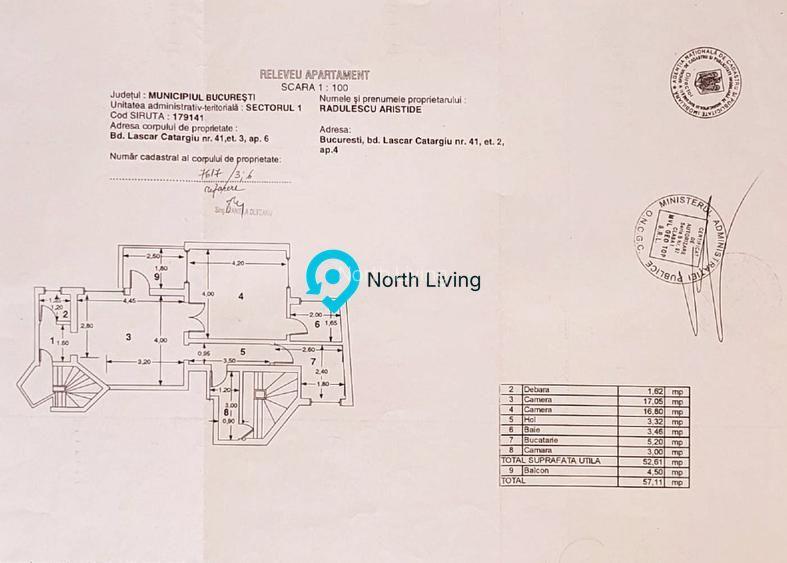 Apartament de vanzare 2 camere  Lascar Catargiu - 25