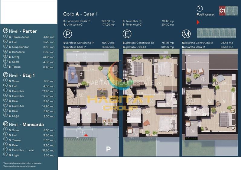 L.Rebreanu vila insiruita 5 camere 175 mp + curte 131 mp - 2
