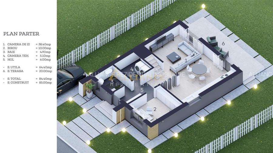 Vila superba- 5 camere- 132mp utili- 3 bai- dressing - 4