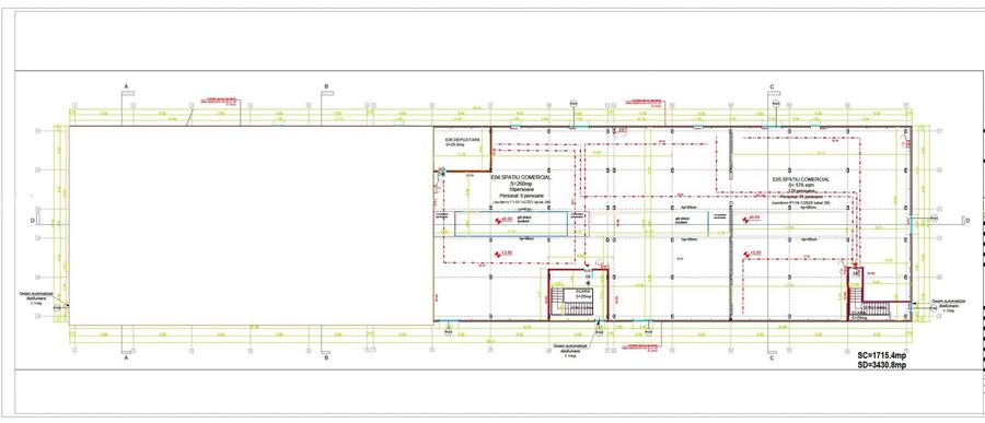| SPATII COMERCIALE NOI | 1.660 mp (P+1) | Sens Giratoriu Pipera | - 2