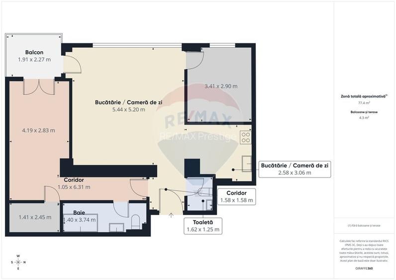 Apartament 3 camere de vânzare – Natura Residence, Băneasa - 27