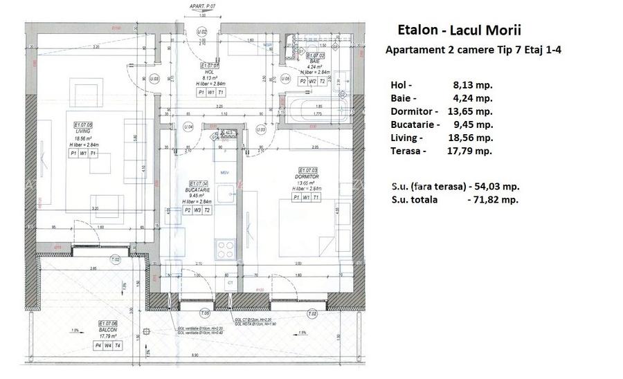 Ultimele Apartamente cu 2 camere,centrala proprie,mutare imediata,TVA inclus! - 46