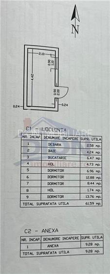 Central -Casa si teren in  municipiul Calarasi--Grivita - 2