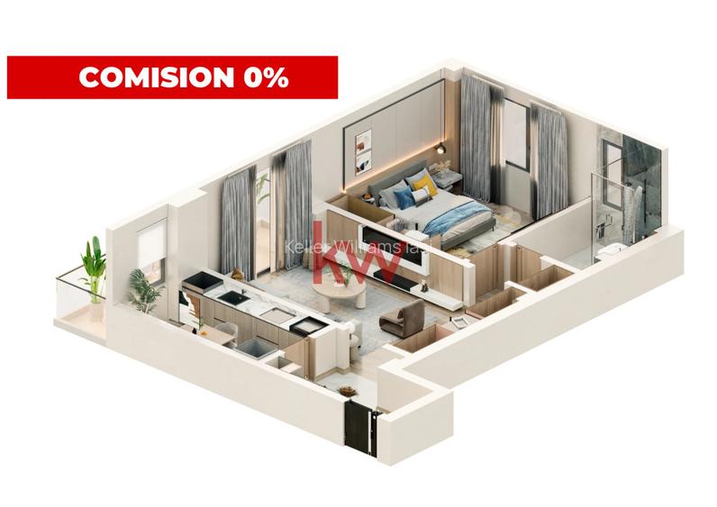 Apartament 2 camere 60 mp utili | Bloc nou | Parcare | 99.000€ | Valea Lupului - 3