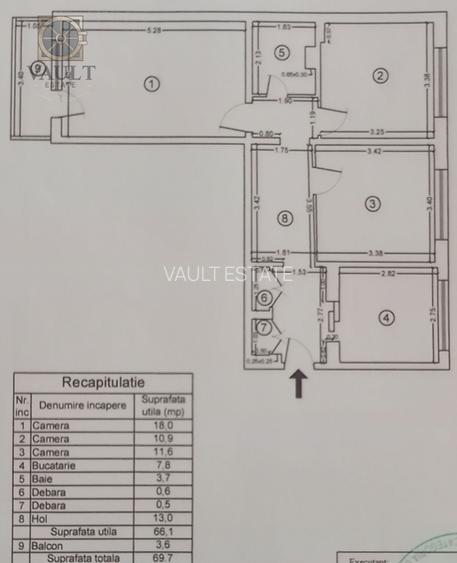 Apartament 3 camere - parc I.O.R. - liceul Dante Aligheri - 1