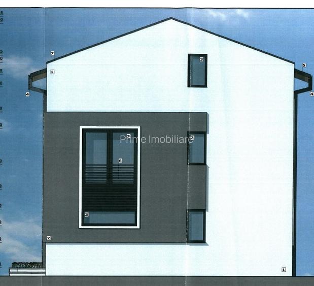 Casă individuală de vânzare la ROȘU - D+P+1+M - 258,89 mp - ZONA LIDL - 8