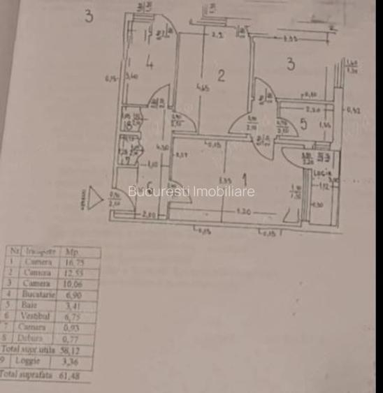 Apartament 3Camere,Drumul Taberei,Raul Doamnei,Metrou,bl.reabilitat,Amenajat - 8