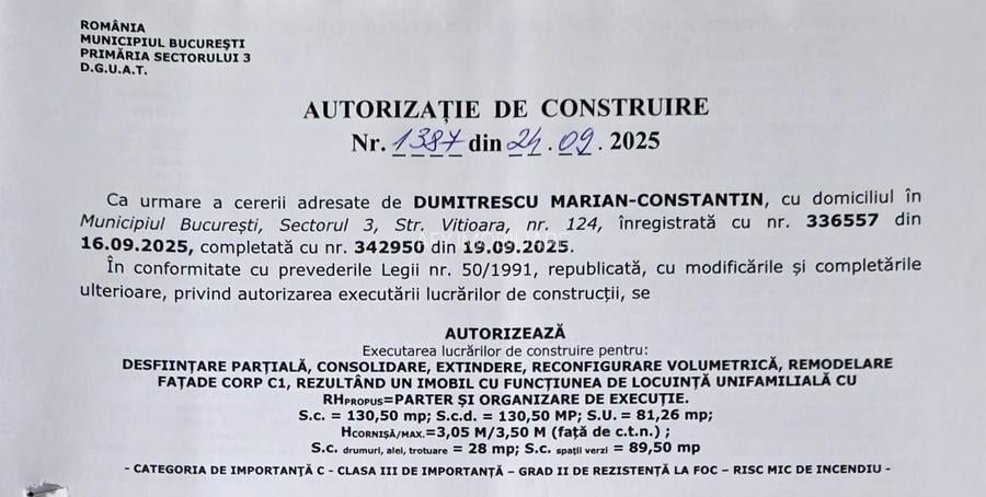 De vazare teren 248 mp cu Autorizație de construire Auchan Titan - 6