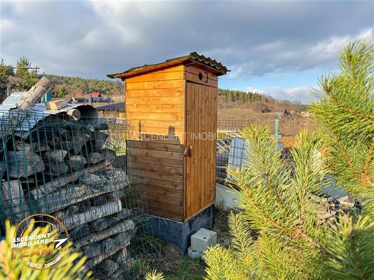 Casuta din lemn,cu 520mp teren intravilan,zona linistita,aproape de oras,Sancrai - 17