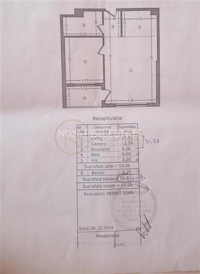 Vanzare apartament 2 camere in zona Iancu Nicolae parcare - 7