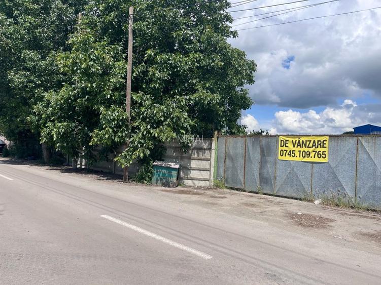 Teren intravilan liber de vanzare, imprejmuit, utilitati, la asfalt, 380kw - 2