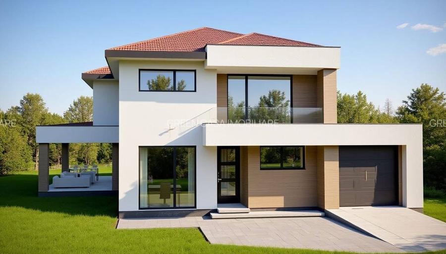 Proiect NOU!!! Casă individuală cu garaj Feleacu Cluj, 700mp teren - 4