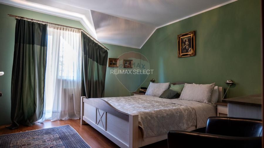Saftica - vanzare vilă 5 camere complet mobilata, curte+gradina, DN1 - 16
