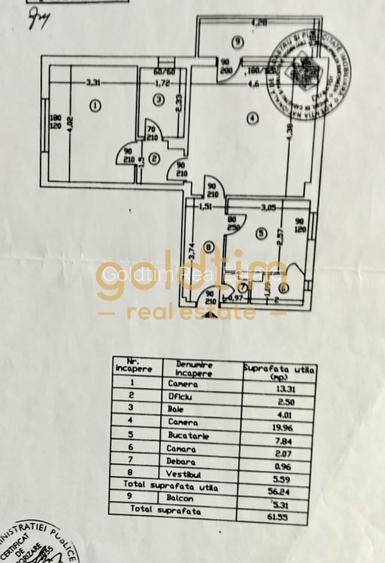 2 CAMERE SPATIOASE SI LUMINOASE 56MP+BALCON 5MP/bloc 1991/LACUL TEI - 17