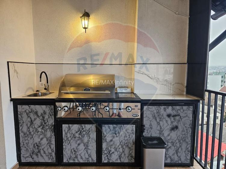 Inchiriez apartament de LUX cu 3 camere terasa, parcare zona Centrala - 35