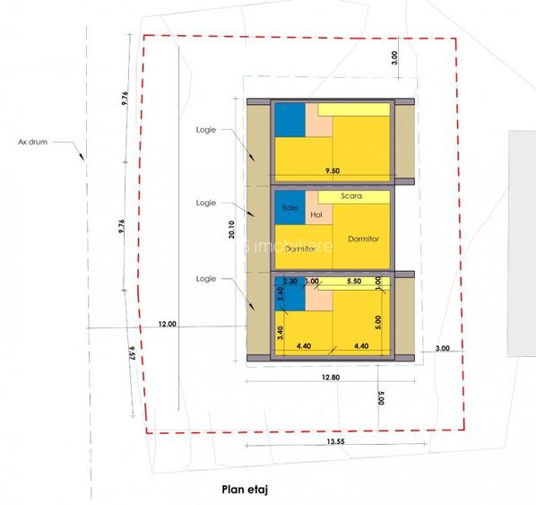 Teren pentru constructie triplex in Floresti zona strazii Tautului - 3