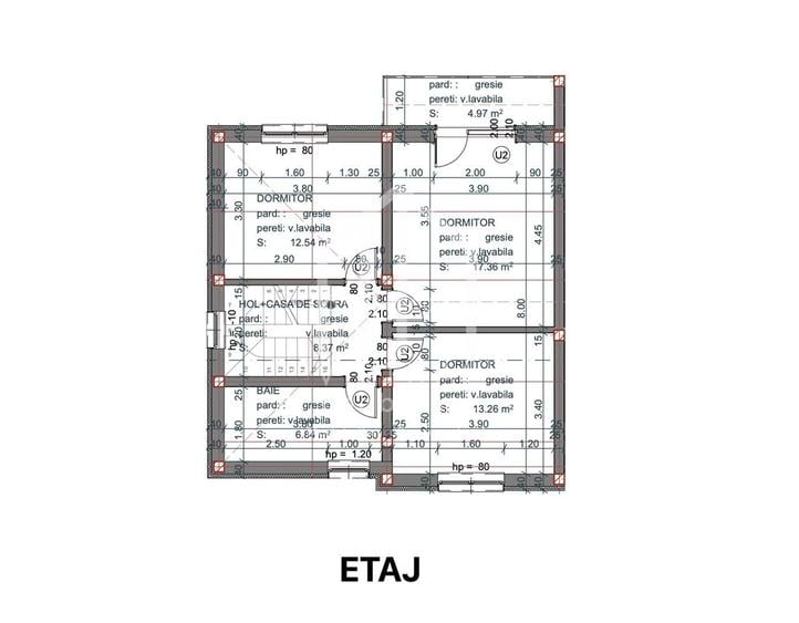 Casa de vanzare in Sibiu, 4 camere, 110mp, curte 180mp, zona Selimbar - 2