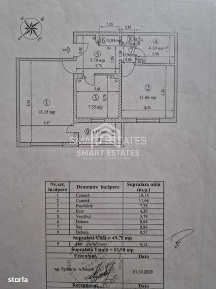 2 camere Pta Alba Iulia| etaj1 |bloc 1986 - 8