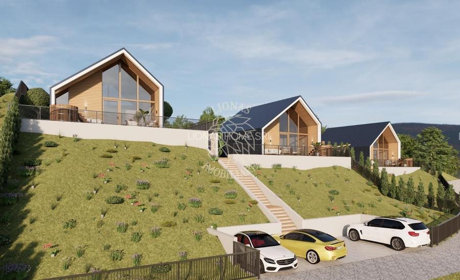 Teren 500mp cu Proiect Resort exclusivist-panorama lac Colibita - 12