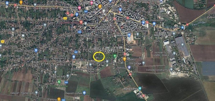 Teren intravilan Caracal / Str. Targu Nou, 3.032 mp, 15 EUR / mp, comision 0% - 3