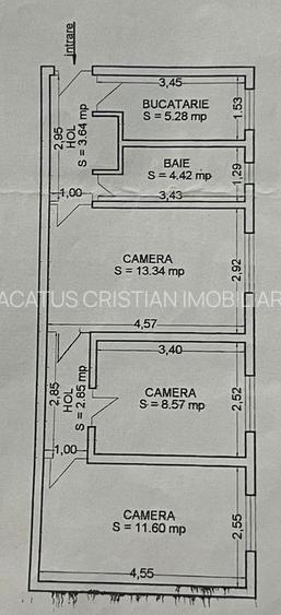 APARTAMENT SUPERB!!! 3 CAMERE SEMIDECOMANDAT CONFORT 2 ZONA TOMIS NORD - 17