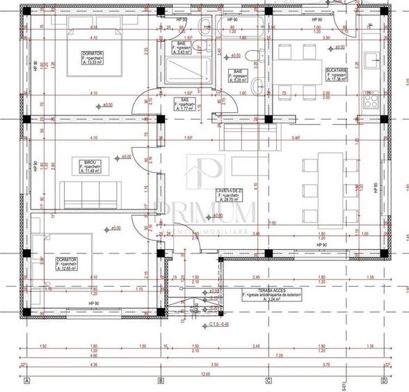 Casa individuala - teren generos - toate utilitatile - living mare - 3