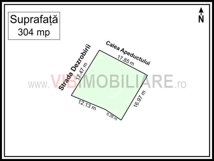 Teren de vanzare – Militari, Dezrobirii | 304 mp | Deschidere 17 m | Utilitati | - 4