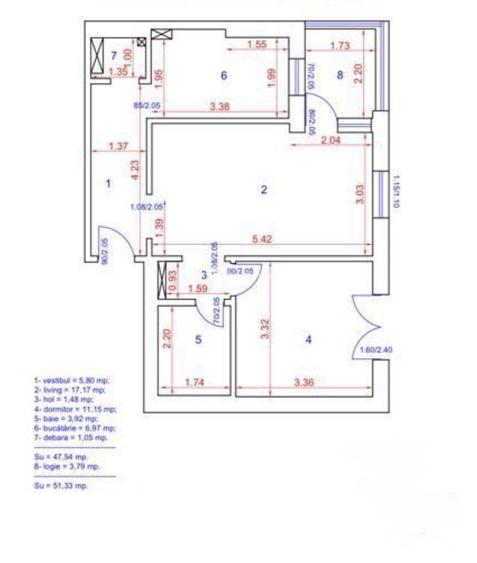 Apartament 2 Camere Bulevardul Magheru | 51 MP | Renovat - 8