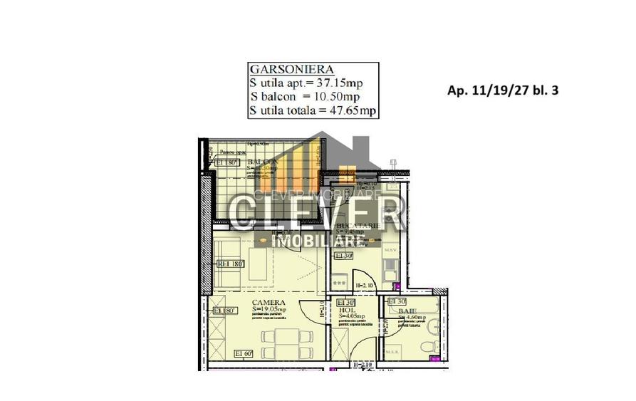 Garsoniera Decomandata, Terasa 10 mp - Pallady - Comision 0% - 1