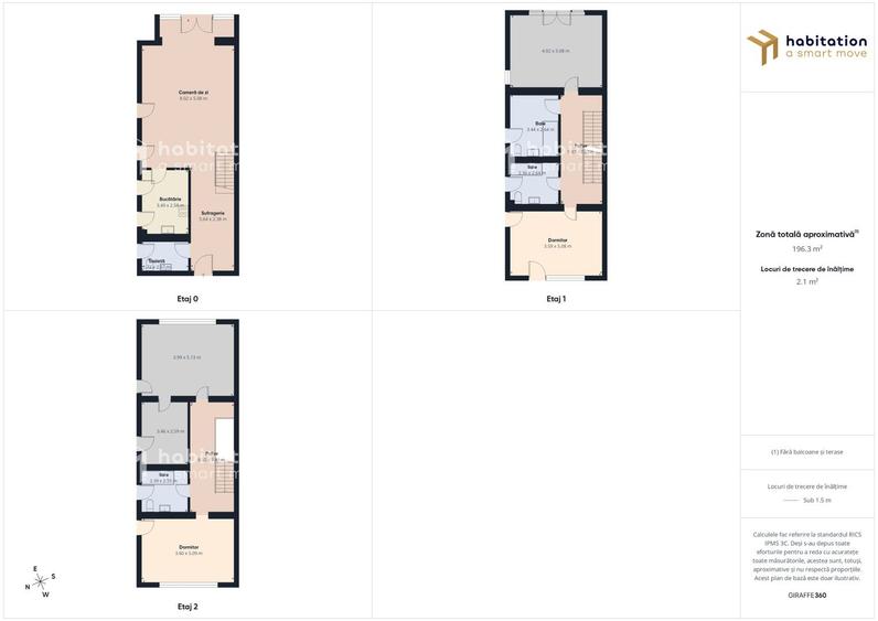 Tur virtual:  Duplex modern, luminos și spațios cu garaj – zona Lunei - 31