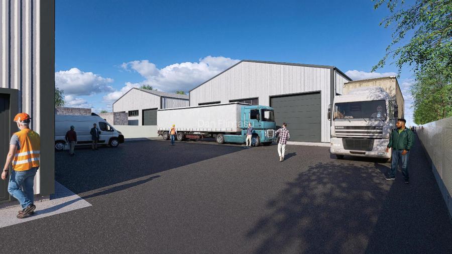 Proprietate industriala noua , 800m2 de hale si 100m2 de birouri - 3