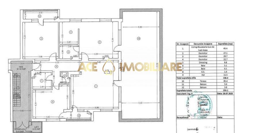 Penthouse | 4 camere | Tunari | 250mp | terasa 90 mp | 2 parcare - 18