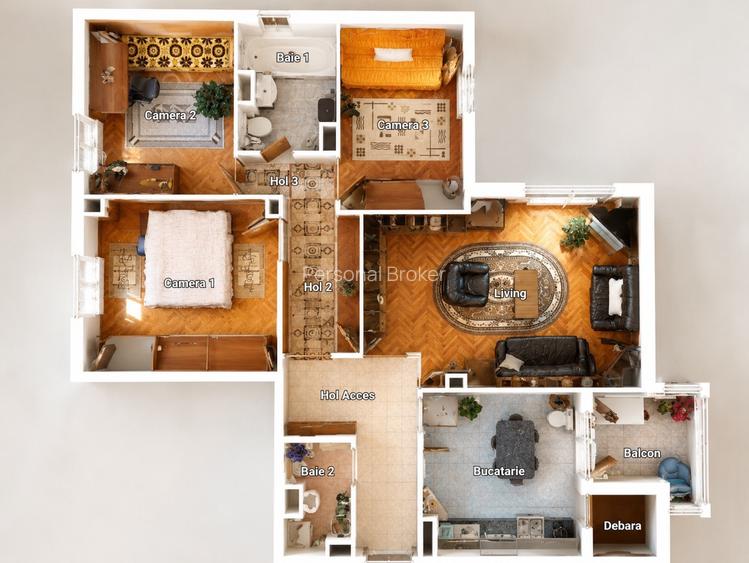 Apartament 4 Camere cu Doua GARAJE - Zona LIPOVEI - 0%COMISION - 17