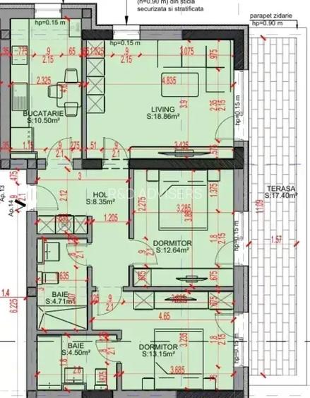 Apartament 3 Camere Decomandat Zona Theodor Pallady Titan Sector 3