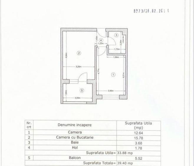 Apartament tip studio 40 mp/ Metalurgiei/ sector 4 - 13