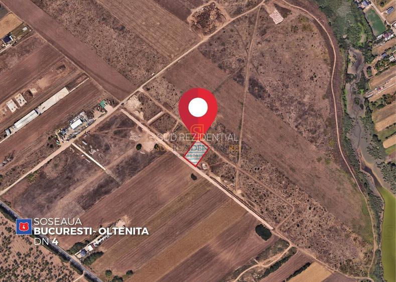 Teren intravilan 765 mp, pretabil rezidential Com. Frumusani, Calarasi - 2