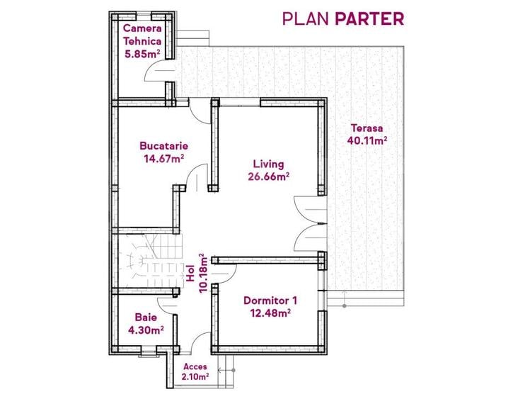 Casa P+E, 142 mp utili si 400 mp teren, cu gaze, Damila (se accepta schimb) - 19