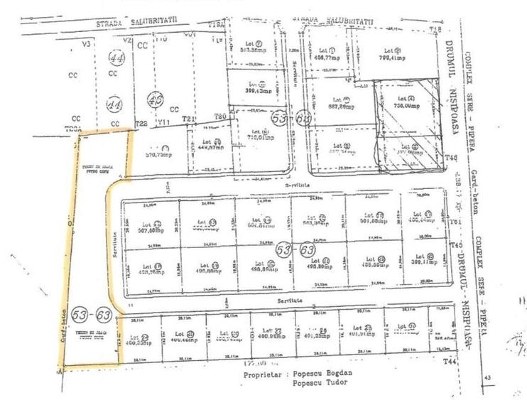 Teren intravilan 1907 mp - Aviatiei - 6