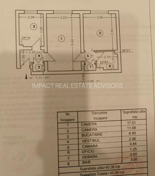 2 camere | 45.38 mp - parter | retras | Pajura - 1